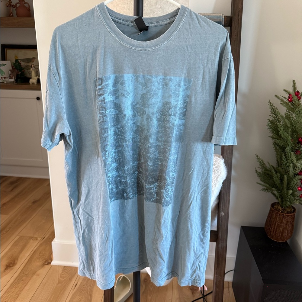 Dutch Bros Light Blue Graphic Tee
